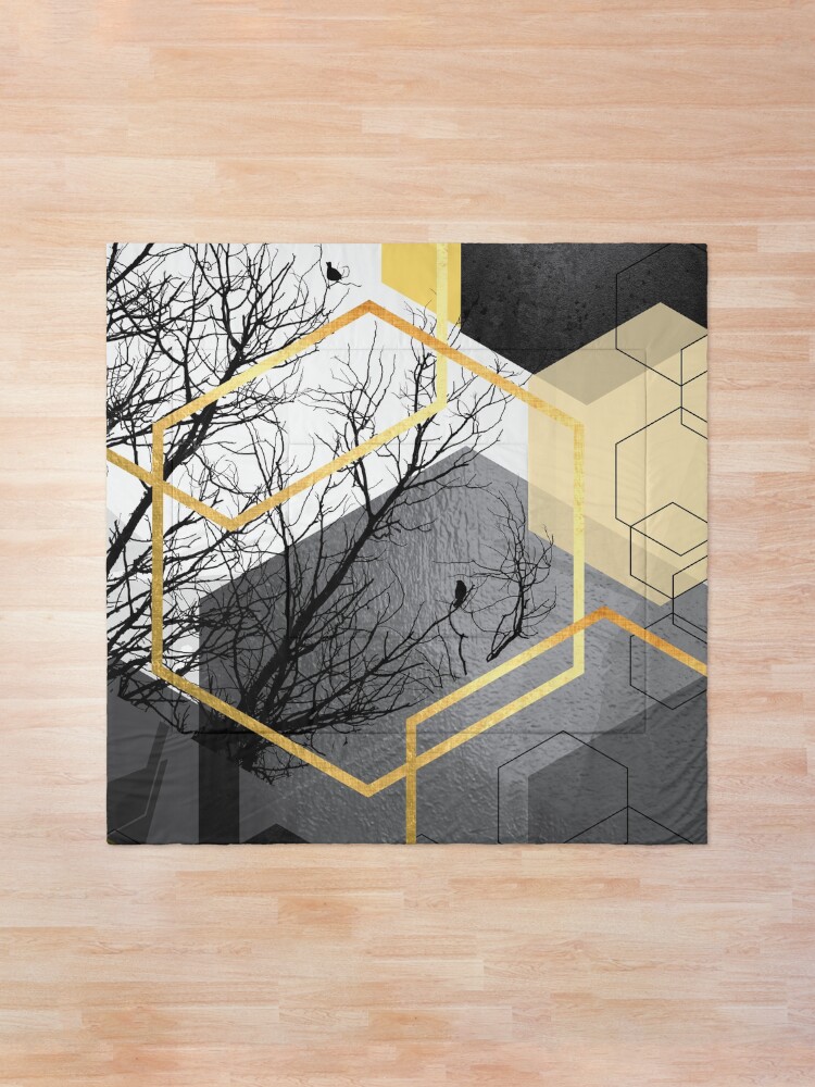 Alternate view of Digital Landscape Comforter