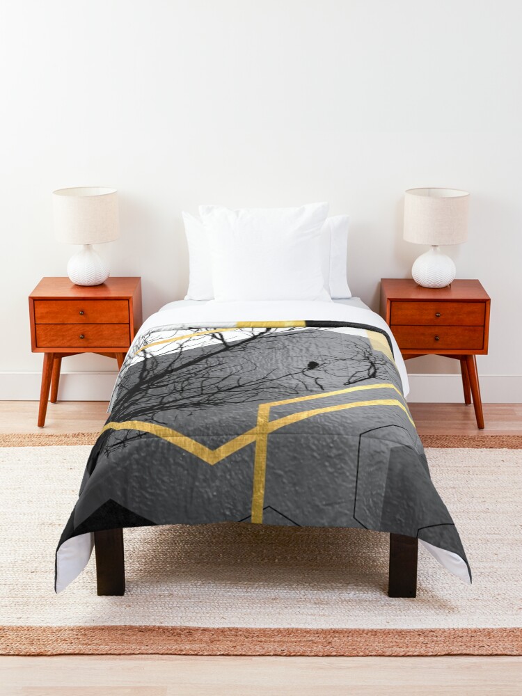 Alternate view of Digital Landscape Comforter