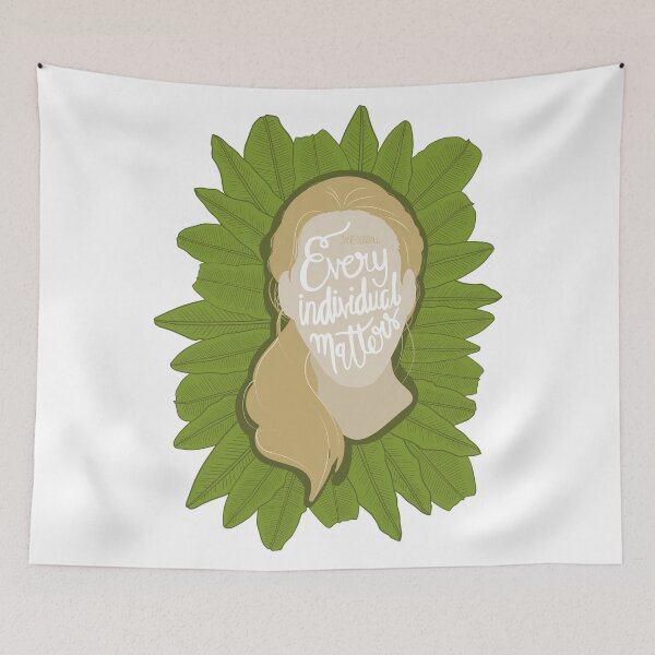 Item preview, Jane Goodall - Every Individual Matters Quote designed and sold by Red Barn  Co-Op.