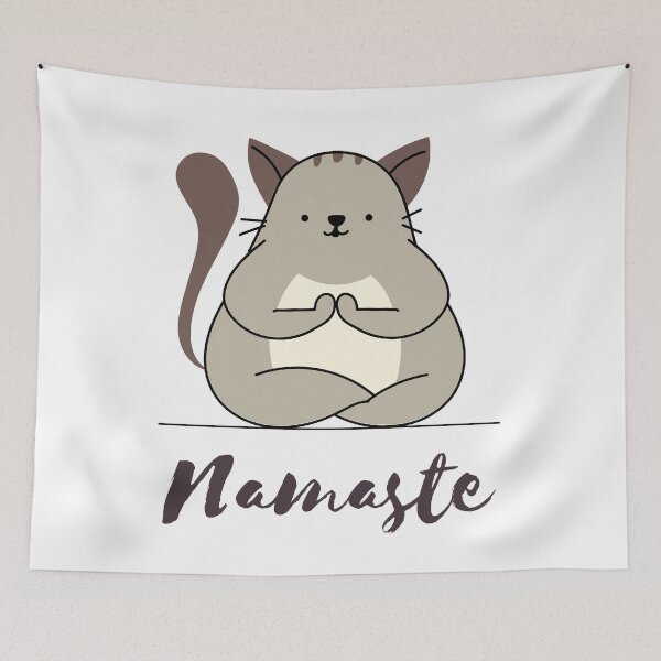 Item preview, Namaste Cat designed and sold by infleims.