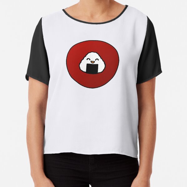 Happy Onigiri Chiffon Top