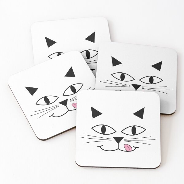 Item preview, Kitty says "Whisker Lickin' Good!" designed and sold by CoralFoxDesigns.