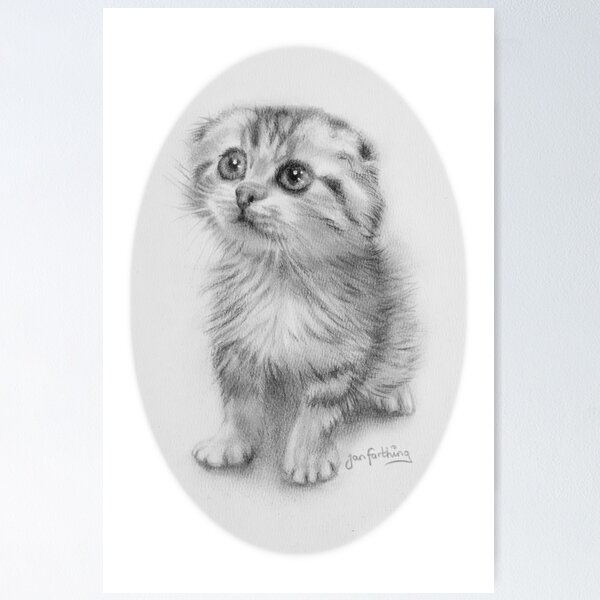 Artikelvorschau, It wasn't me !! Pencil portrait. entworfen und verkauft von jan farthing.