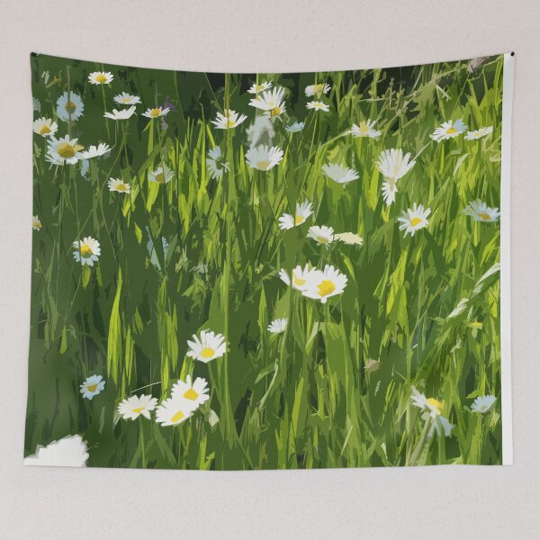 Item preview, Flowery meadow drawn designed and sold by from Carbonizzo.