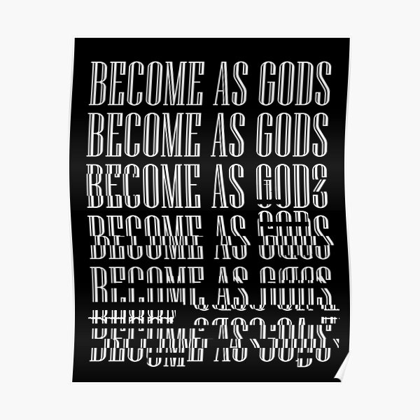 DEVENIR COMME DIEU (Glitched) Poster