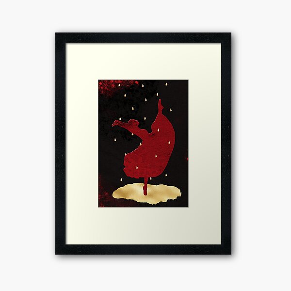 Golden Raindancer Framed Art Print