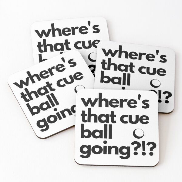 Item preview, Where's that Cue Ball Going? Snooker designed and sold by Amandalee Jones.