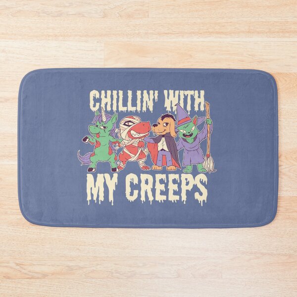 Item preview, Halloween Quote " Chillin' with my creeps " designed and sold by FFelder.