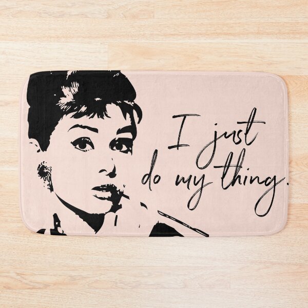 Item preview, Audrey Hepburn, I Just Do My Thing. designed and sold by Amy Brinkman.