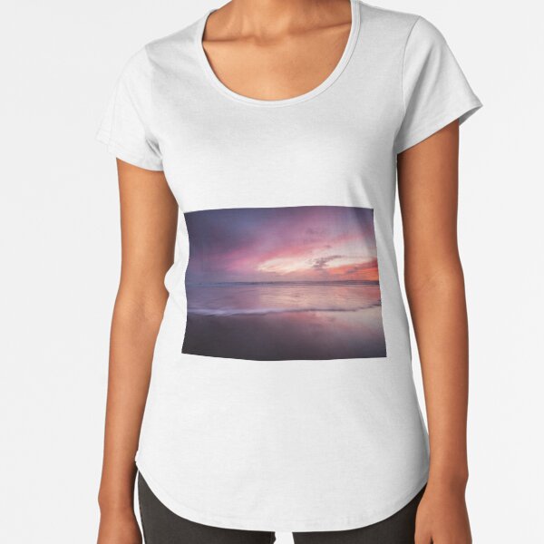 Dusk seascape Premium Scoop T-Shirt