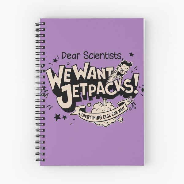 Item preview, We Want Jetpacks! designed and sold by pijaczaj.