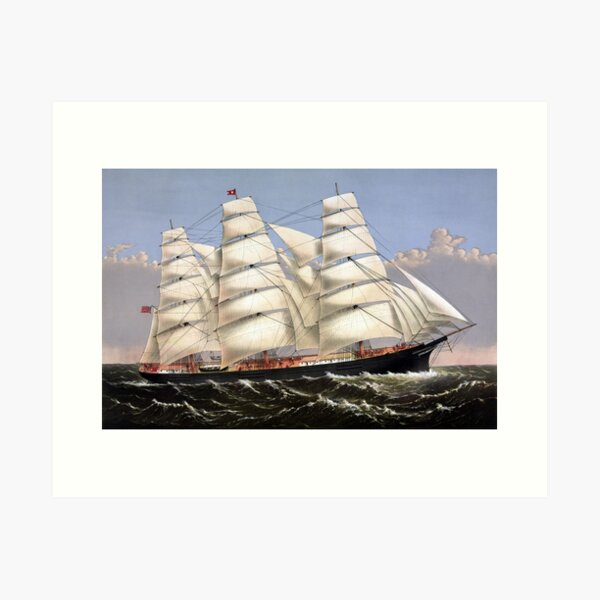 Item preview, Clipper Ship Three Brothers designed and sold by warishellstore.