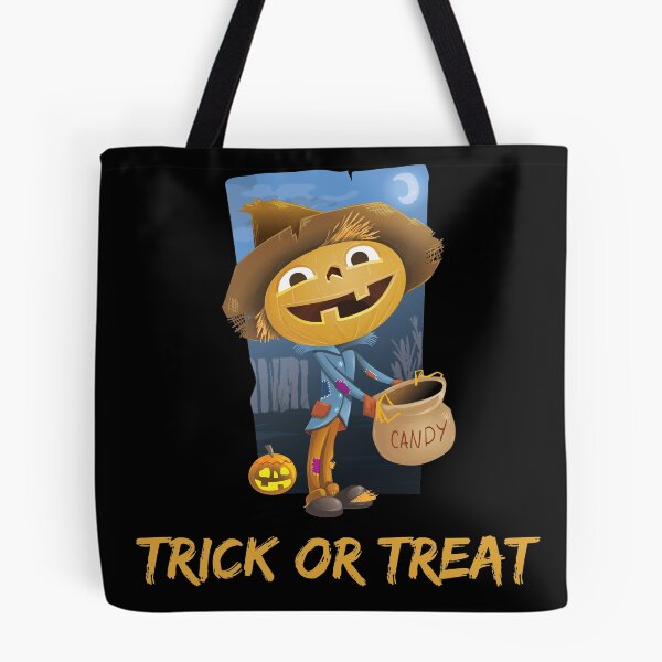 Item preview, Trick or Treat Pumpkin Scarecrow designed and sold by Zerasu.
