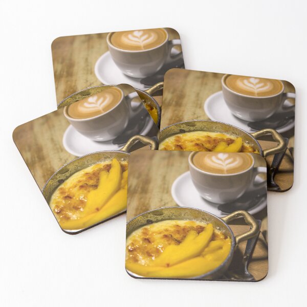 Item preview, Spain. Catalonia. Barcelona. Dessert with Cup of Coffee. designed and sold by vadim19.