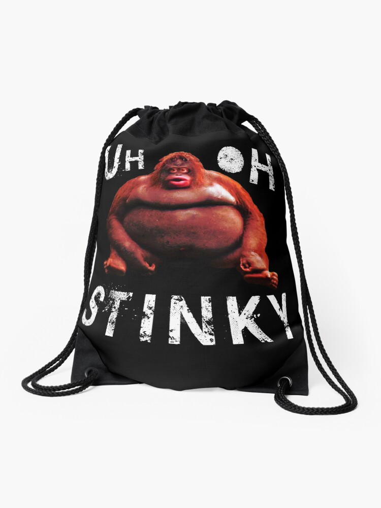 uh oh stinky le monke meme | Tote Bag