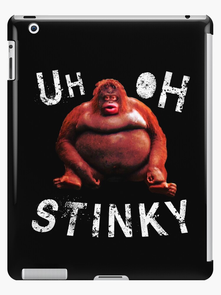 Uh Oh Stinky Le Monke Funny Dank Meme Ipad Case Skin By