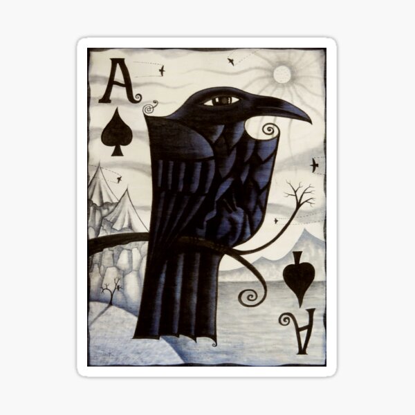 Artikel-Vorschau von Pik-Ass Corvid dk_2019oct14a, designt und verkauft von ArtistDavidKing.
