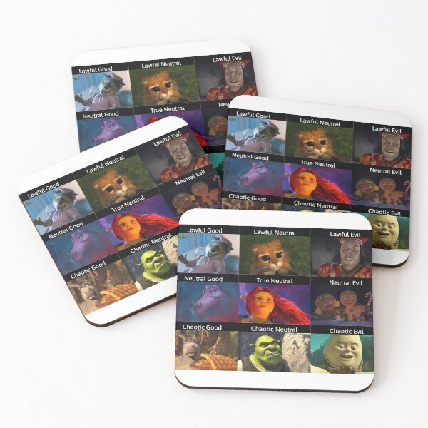 Item preview, Shrek Alignment Chart designed and sold by art-by-harmonie.