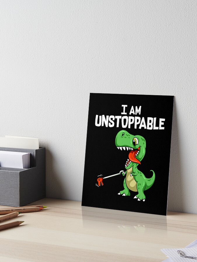 I am unstoppable T-Rex Dino Cool Cute Humor Funny caps for men
