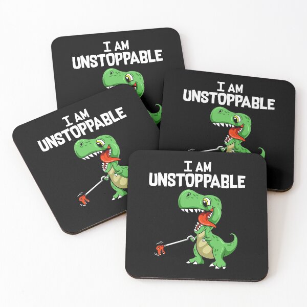 Item preview, Funny I Am Unstoppable T-Rex Dinosaur Grabber Pun designed and sold by perfectpresents.