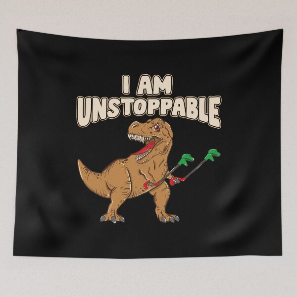 Item preview, I Am Unstoppable TRex Funny Short Dinosaur Arms designed and sold by perfectpresents.