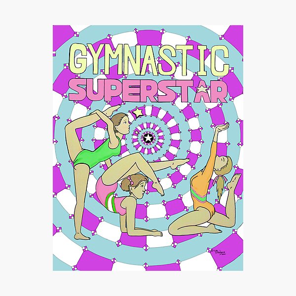 Gymnastic Superstar Photographic Print