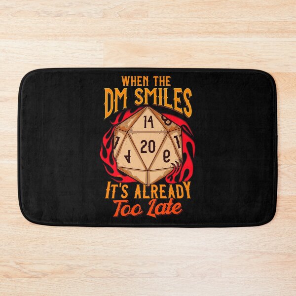 Item preview, When the DM Smiles, It's Already Too Late Gaming designed and sold by perfectpresents.