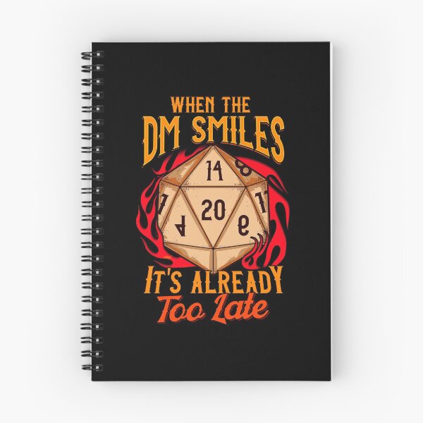 Item preview, When the DM Smiles, It's Already Too Late Gaming designed and sold by perfectpresents.