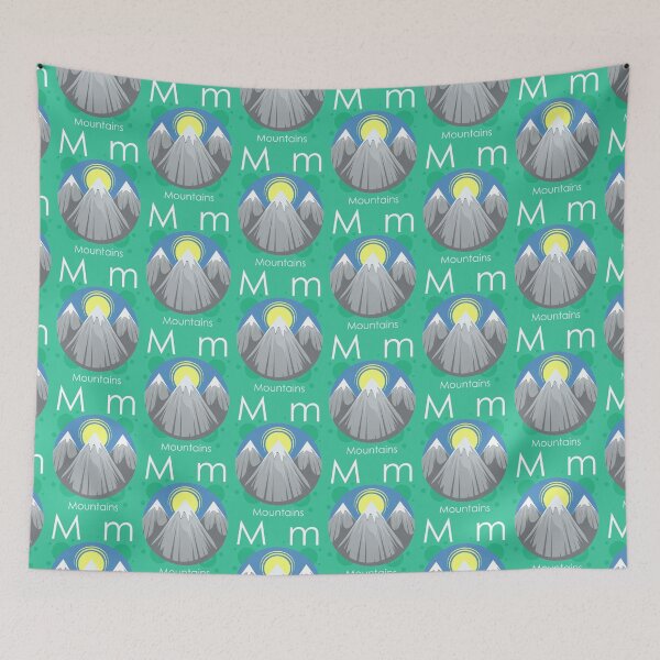 Item preview, M is for Mountains designed and sold by Angele Gougeon.