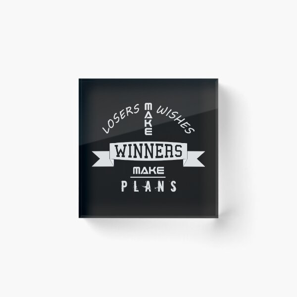 Item preview, Winners Make Plans - Inspiration and Motivation designed and sold by Erewego.