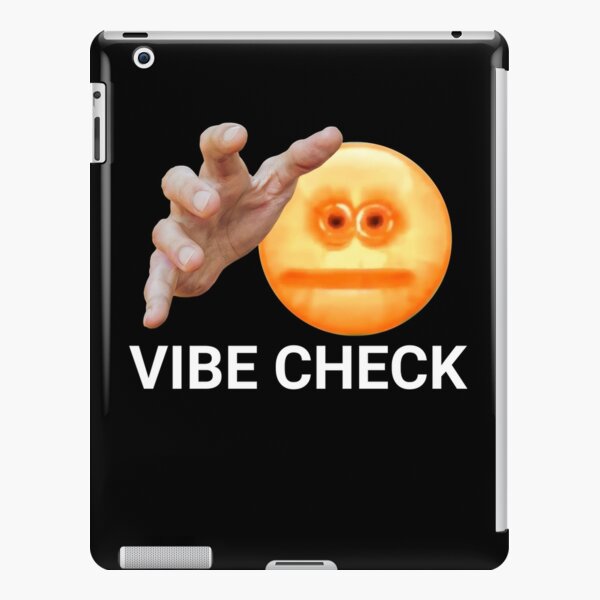 Vibe Check Meme Small Ipad Case Skin By Dylano1803 Redbubble - vibe check emoji roblox