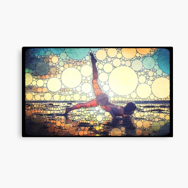 Yoga art 8 Canvas Print