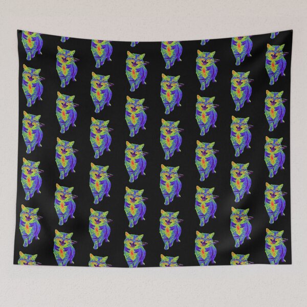Item preview, Psychedelic Cat designed and sold by pocketsoup.