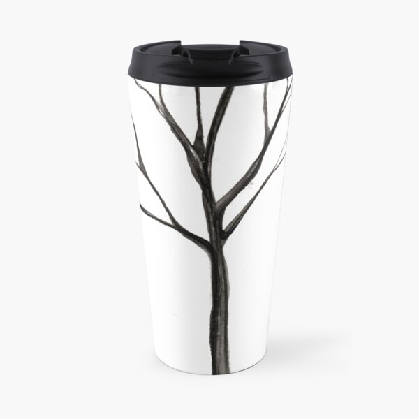Spindly Tree Standing Alone Travel Mug