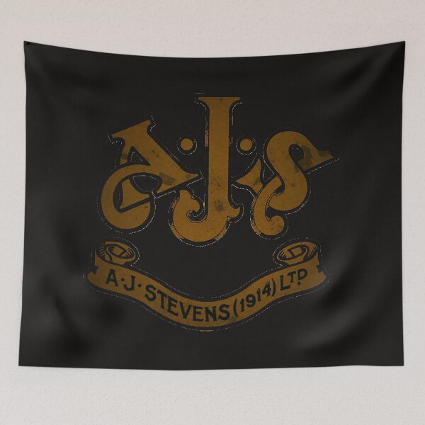 Item preview, Distressed AJS Logo designed and sold by FXST.
