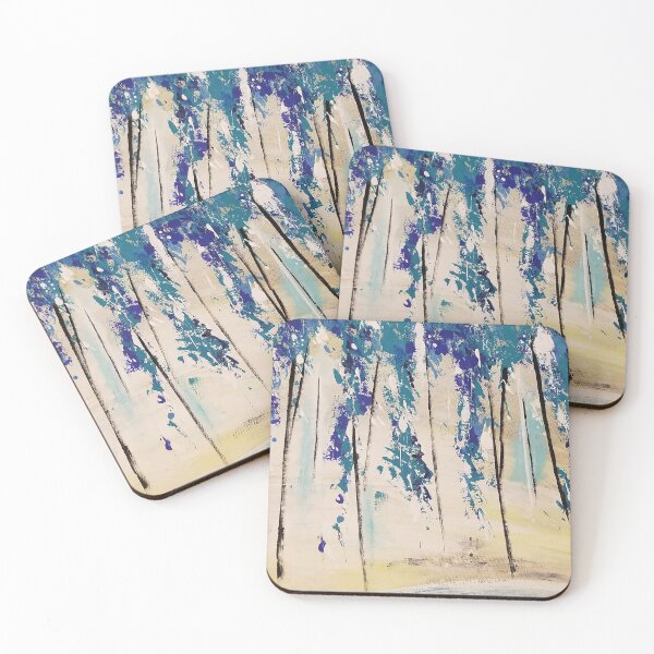 Item preview, Blue trees designed and sold by Rebecca Bouthillette.