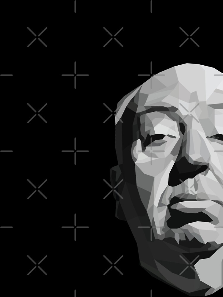 Thumbnail 5 of 5, Leggings, Alfred Hitchcock Geometric Graphic designed and sold by danihops.