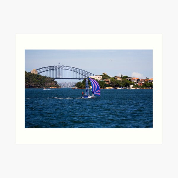 12 Foot Skiff on Sydney Harbour Art Print