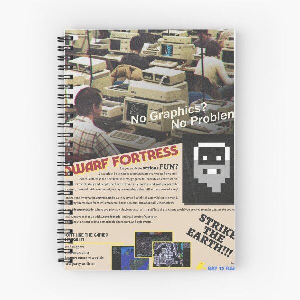 Item preview, Dwarf Fortress Poster - Vintage advertisement poster designed and sold by Delsin.