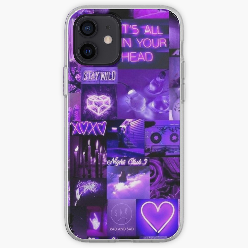 Purple Aesthetic Phone Case Iphone Case Cover By Cassie630 Redbubble