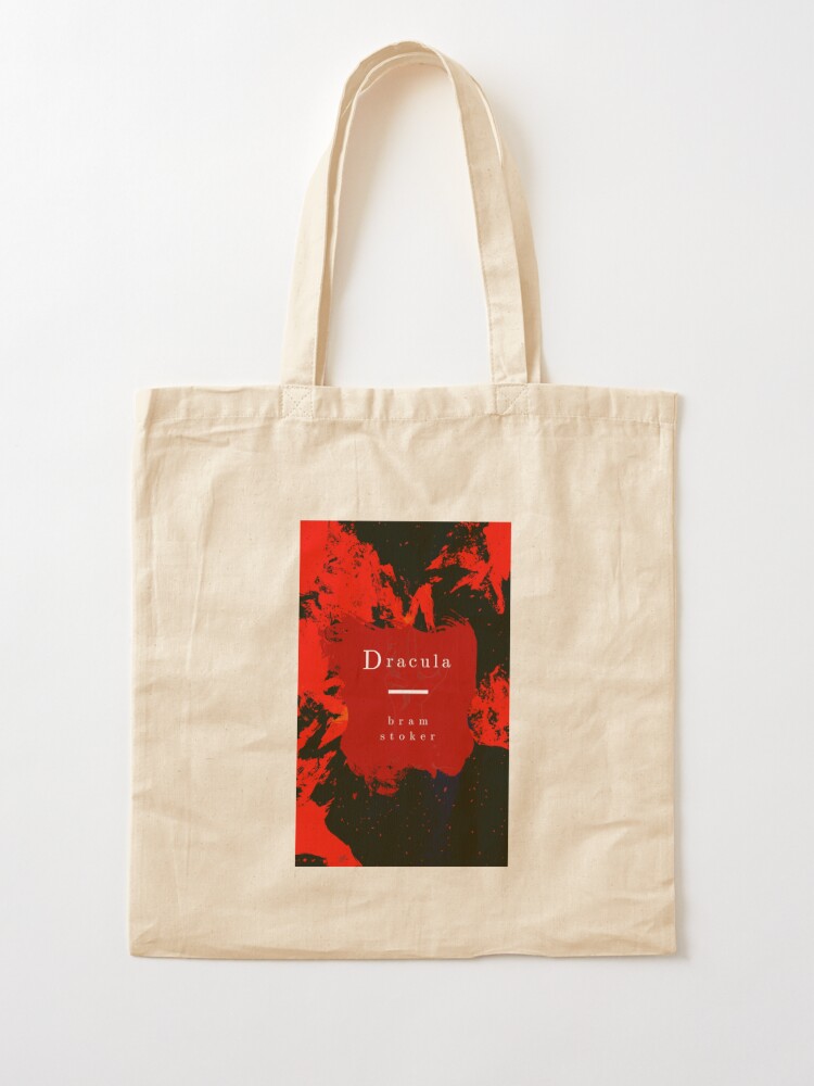 Dracula Moon Book Tote Bag