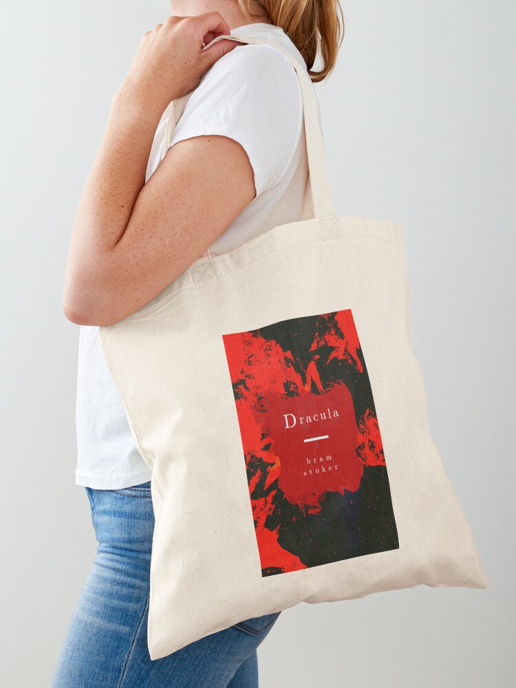 Dracula Moon Book Tote Bag