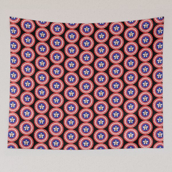 Item preview, America Captain Typography Shield designed and sold by Emus.