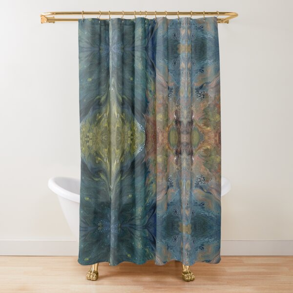 The River Dreams of Spring Shower Curtain