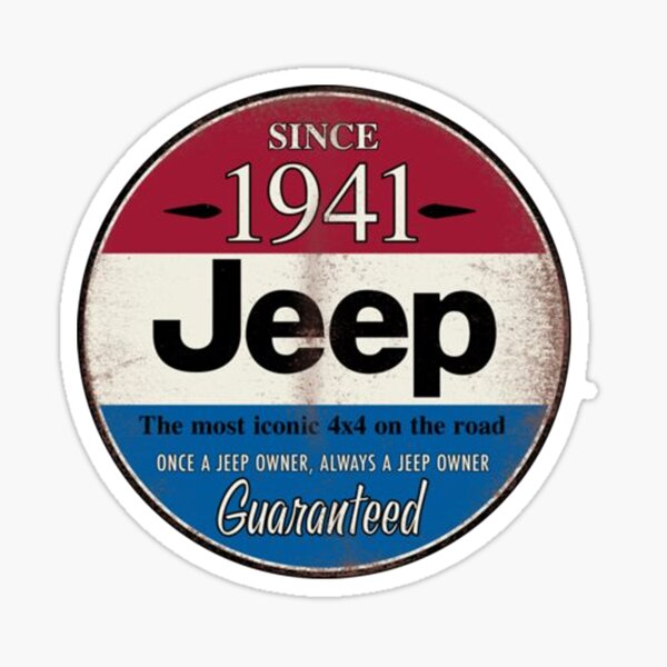 Pegatina Signo Jeep Pegatina