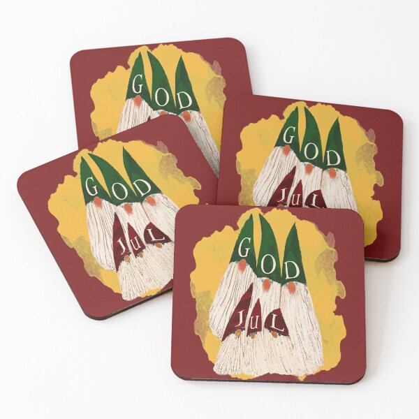 Item preview, God Jul Swedish Tomtes Merry Christmas designed and sold by Ginny Luttrell.