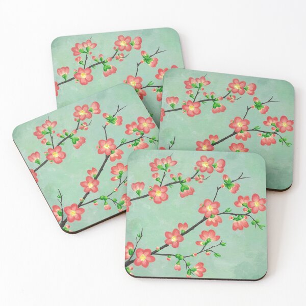 Item preview, Flowering Quince Blossoms designed and sold by Wyndee Breheny.