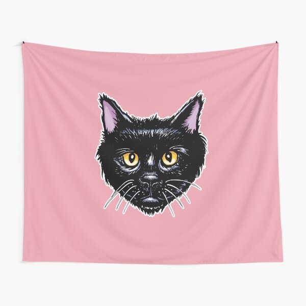 Black Cat Tapestry