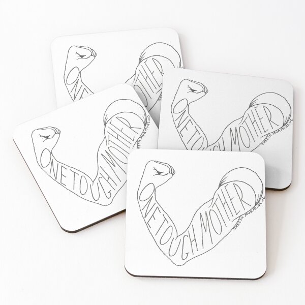 Item preview, One Tough Mother- Black and White designed and sold by Inkish Murmuring.
