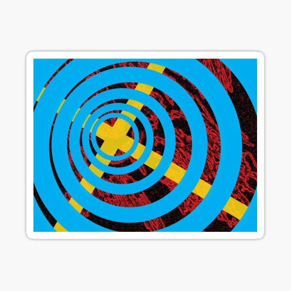 Abstract 2018 001 Sticker